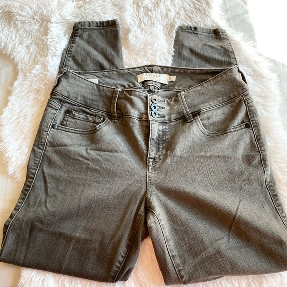 torrid Denim - Torrid Denim skinny jeggings Women's Gray/Black Jeans size 10R